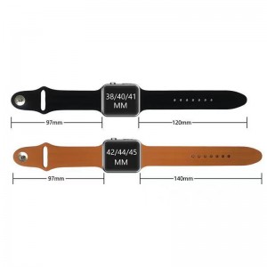 IWatch Silicone Sports Band Strap Arracelet Watch Stropper til Apple Watch