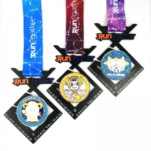 Engros ingen minimumsordre emalje maratonmedaljer