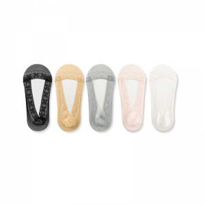 Usynlige blonder sokker usynlige blonder udskåret sokk damer blonder fodie sokker