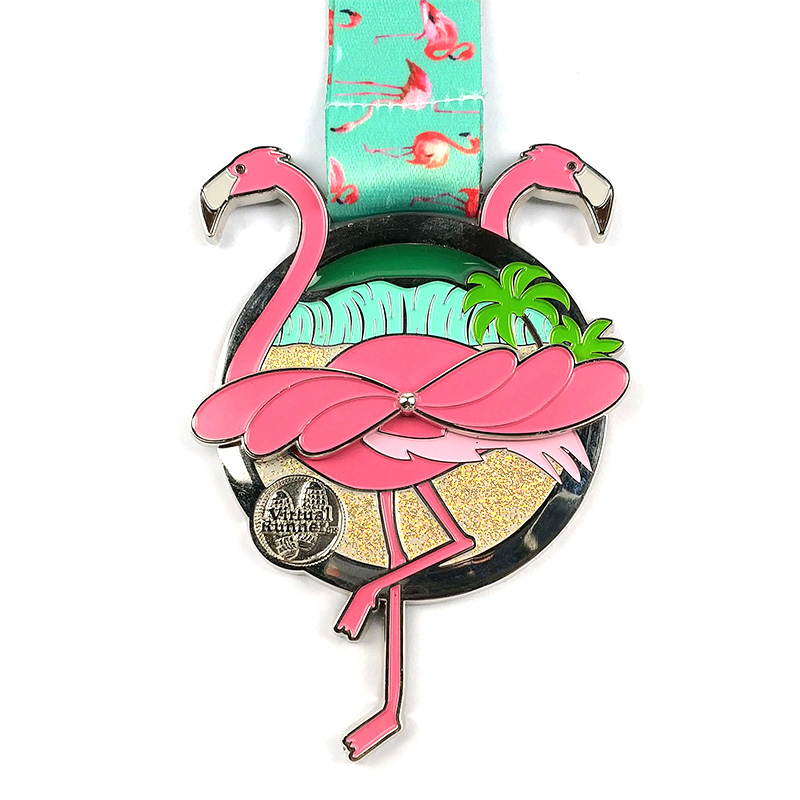 Brugerdefinerede medaljer til racer Metal Medallion Custom Santa Running Medals