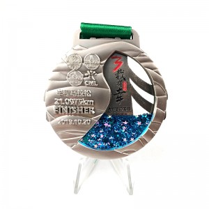 Metalmedalje Customzed Lav min egen medalje med medalje hånddesignglas medaljer