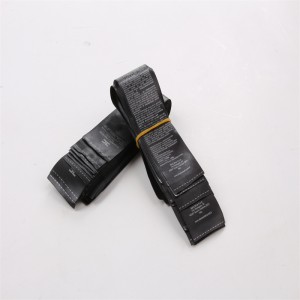 Silkeslipudskrivningsmærke af høj kvalitet, tilpasset udskrivningsmærke