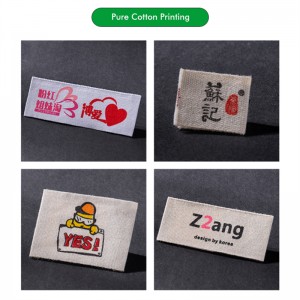 Vævet mærke Høj kvalitet Vævet Mark -tilpasning