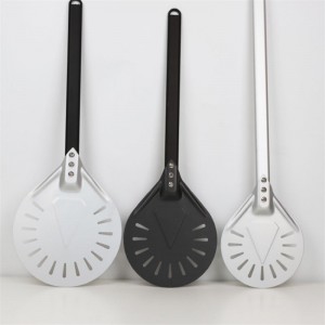 7Inc 8inch 9inch Perforeret aluminiumspizza Turning Peel Pizza Turner Round Pizza Peel