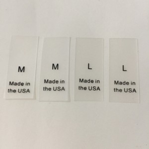 Gennemsigtig udskrivningsmærke, tilpasset højkvalitetsudskrivningsmærke