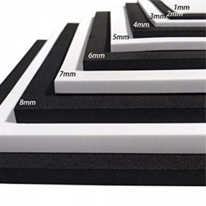 Varmsælgende brugerdefinerede sorte EVA-skumplader af stødbestandet af god kvalitet anti-skidt pakning miljøvenlig smagløs Eva-ark