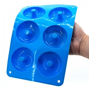 Silikone donutforme -nonstick silikone donut pan sæt, bare pop! Varmebestandig, gør perfekt donut kage cookie bagels, BPA gratis, opvaskemaskine sikker