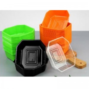 Ingen dækning af dyb bakke 155*145*50 mm Hgf-01b Green/Orange