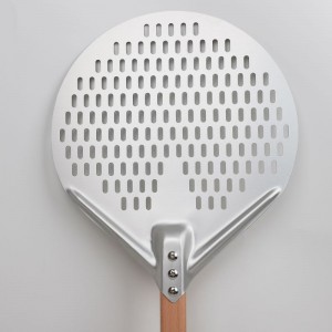 Aftagelig 12nch 14 tommer aluminium rund pizza skræl pizza skovl pizza spatel pizza padle