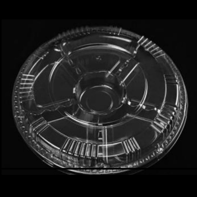 Seks-compartment friske-cut frugter kasse låg 290*195*75 mm HJ-6f320