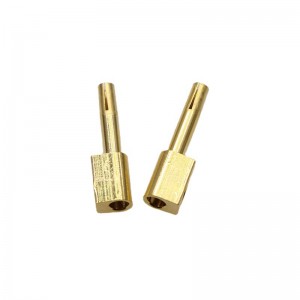 Messing stik & stik stifter --- Skrue ende