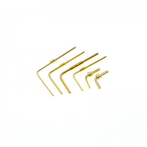 messing plug & sockets pin --- Right vinkel ende