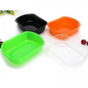 Farverig frugtbakke uden låg 170*125*38 mm HGF-024