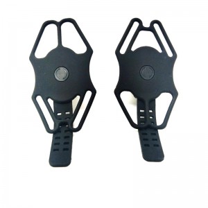 Silicone Bike Telefonholder, [360 ° Rotation Shockproof] Bike Telefonholder, Universal Silicone Motorcykel Telefonholder, kompatibel med iPhone 14 13 12 11 Pro Max,