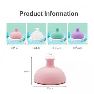 Silicone Baby Belch Patter, Children \\\\ \'s Belch Flatus flapping Tool, Baby Palm Cup Massager, Sund, miljøvenlig og let at rengøre