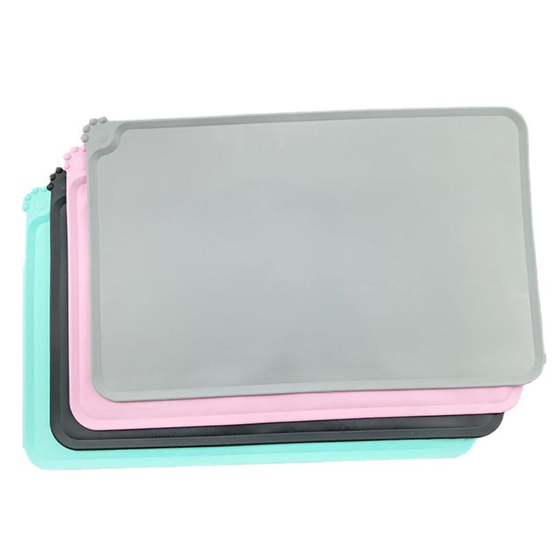 Madgrad silikone vandtæt kæledyrskål til killinger og hvalpe, skridsikre kæledyrskålmåtte placemats, slidbestandig og holdbar