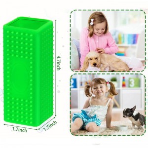 Pet Hund og Cat Hair Remover Silicone Pet Hair Block Roller Cleaner, Carpet Brush Dog Hår Sofa Hollow Silicone Rengøring Børste, vandtæt og holdbar