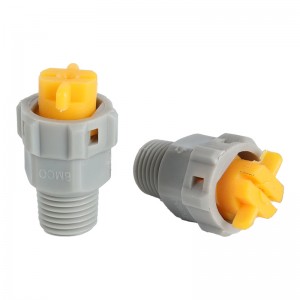 PP Plastic Quick Release and Dismantle Spray Dyse Industrielle Vee Jet -dyse med fuld kegle&fladt ventilatormønster Sprøjtning
