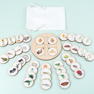 Træoplysningsbørn \\\\\\\\\\\\ \'s Toys DIY Yizhi -puslespil