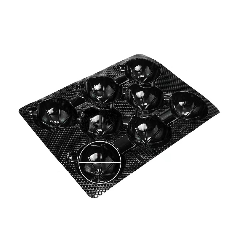 Vis frugtbakke 388*282*55 mm 8 riller