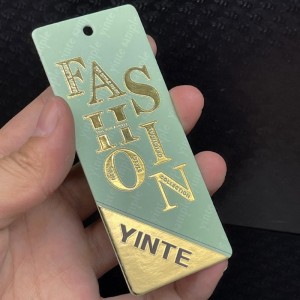 Gilding -udskrivningsproces hængende kort