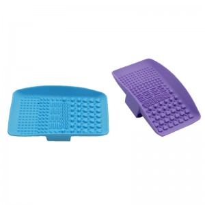 Silikone makeup børste rengøringsmåtter, makeup børste rengøringsmiddel, bærbar makeup børste renere pude, kosmetisk børste vaskeværktøj