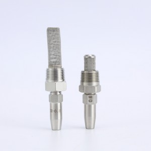 Kraftfuld flydende søjle spray dyse papir maskine banebrydende vandstrålenåledyse