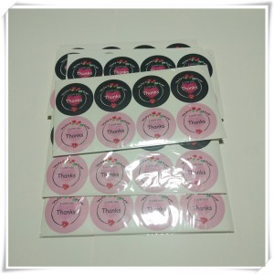 Circular Label -klistermærke