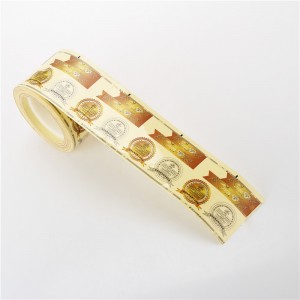 Produktetiket klistermærke