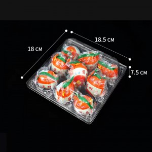 Duck ægbakke 185*180*75 mm 9 riller