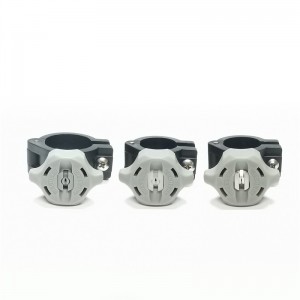 Rørmontering af høj kvalitet Montering Klemplastik Hurtig jetfladventilatorspray -dyse, hurtig frigørelsesplastiksklemme dyse