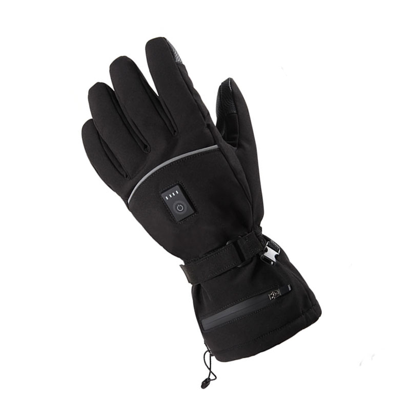 Skiløb opvarmede handsker til kvindelige mænd vandtæt berøringsskærm opvarmningshandsker
