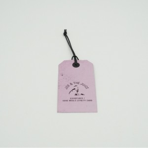 Tag etiket udskrivning af tøj Tøjdesign og produktion