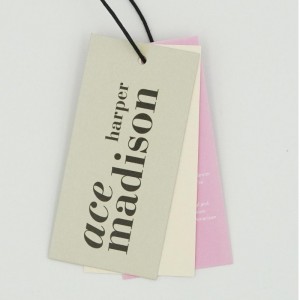 Hangtag -tilpasset udskrivning