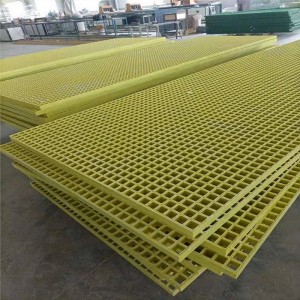 FRP Fiberglass Grating 30 mm tykkelse konkave overflade Grp