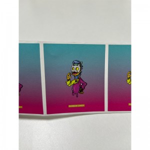 Gradient frostet klistermærke