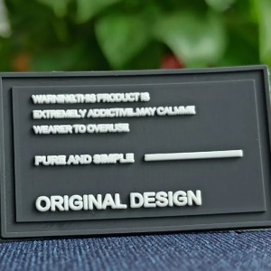 PVC miljøvenlig blød silikone tilpasset varemærke