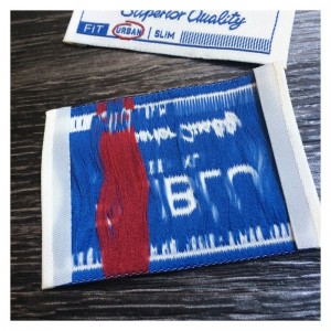 Brugerdefineret tøjetiket, håndlavet tekstilstofmark