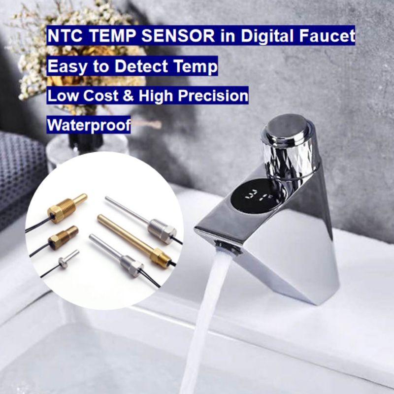 NTC termistor temperatursensor i digital vandhane smart hjem