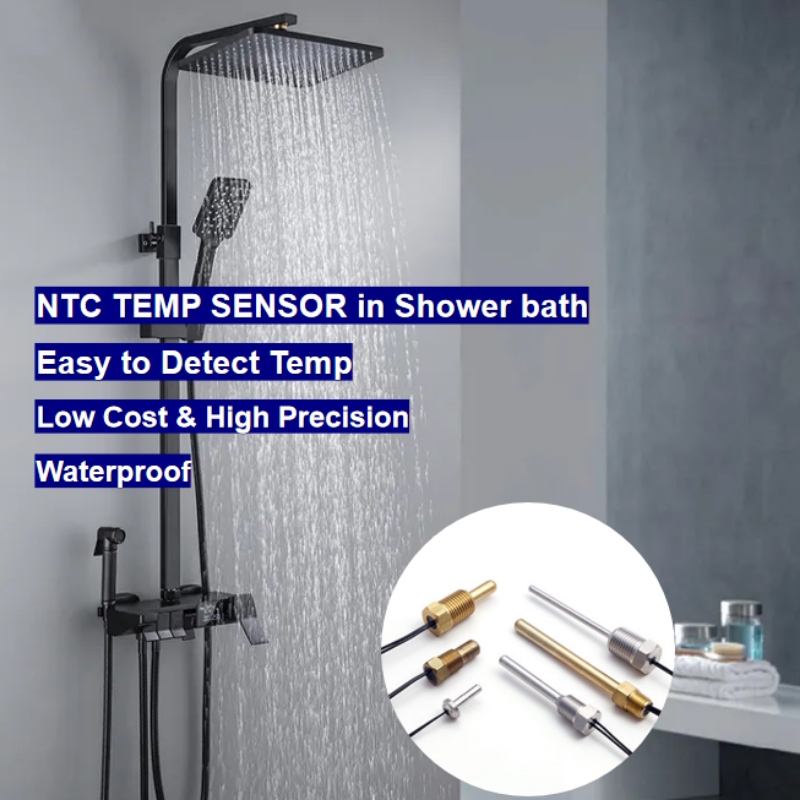 NTC termistor temperatursensor i digitalt badbrusebad