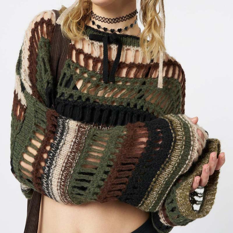 Afgrøde strik sweater