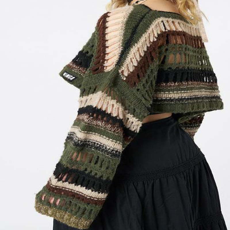 Afgrøde strik sweater