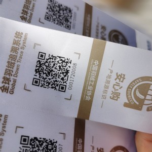 Udskrivningsmærker, tilpassede udskrivningsmærker, udskrivningsinformationsmærker