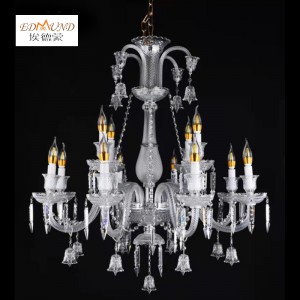 1305-8+4 Modern Crystal Chandelier Luksusdekoration