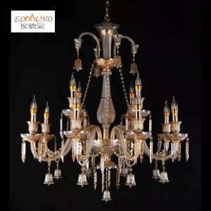 1306-8+4 Modern Crystal Chandelier Luxury Decoration