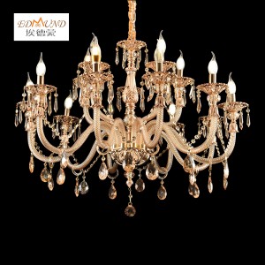 1310-10+5 Modern Crystal Chandelier Luxury Decoration