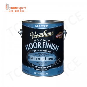 TCE- HOT SALG Kemisk opløsningsmiddel Metal kan 0,35 mm tykkelse rund spandstørrelse tin dåse