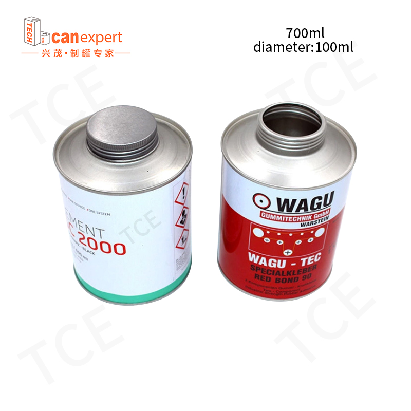 TCE- Hot Selling Round Chemical Lim Tin Can 0,25 mm Metalmaling Bucket