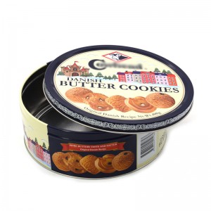 TCE- Hot Selling Product Cylindrical Tin Can Food Høj kvalitet Metal Biscuit kan