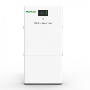 Kenlig Energy Storage System 51.2V 100AH ​​/200AH 5.12KWH/10KWH Batteri Plus med inverter alt i et solsystem LifePO4 Lithium-ion-batteri